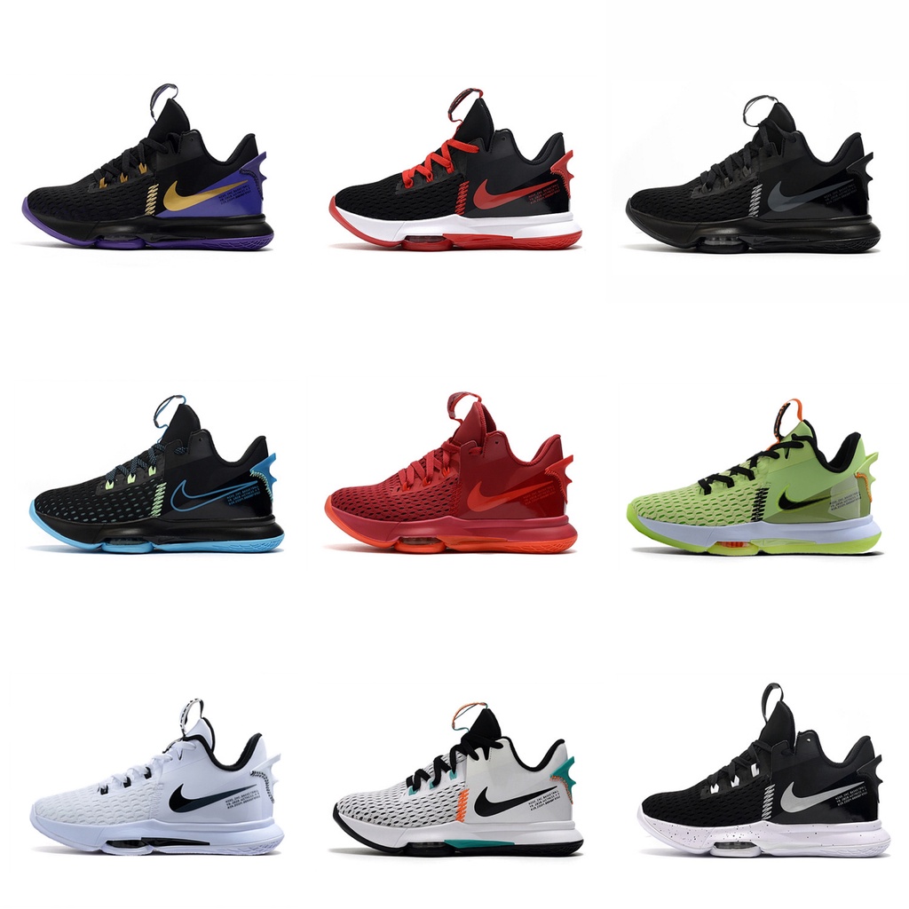 Lebron Witness 5 James Witness 5th generacion zapatos de baloncesto transpirables hombres practicos combate Air Cushion zapatillas Shopee Chile
