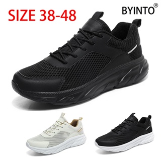Zapatillas de deporte con plataforma para hombre, zapatos blancos y negros,  transpirables, con cordones, gruesas, a