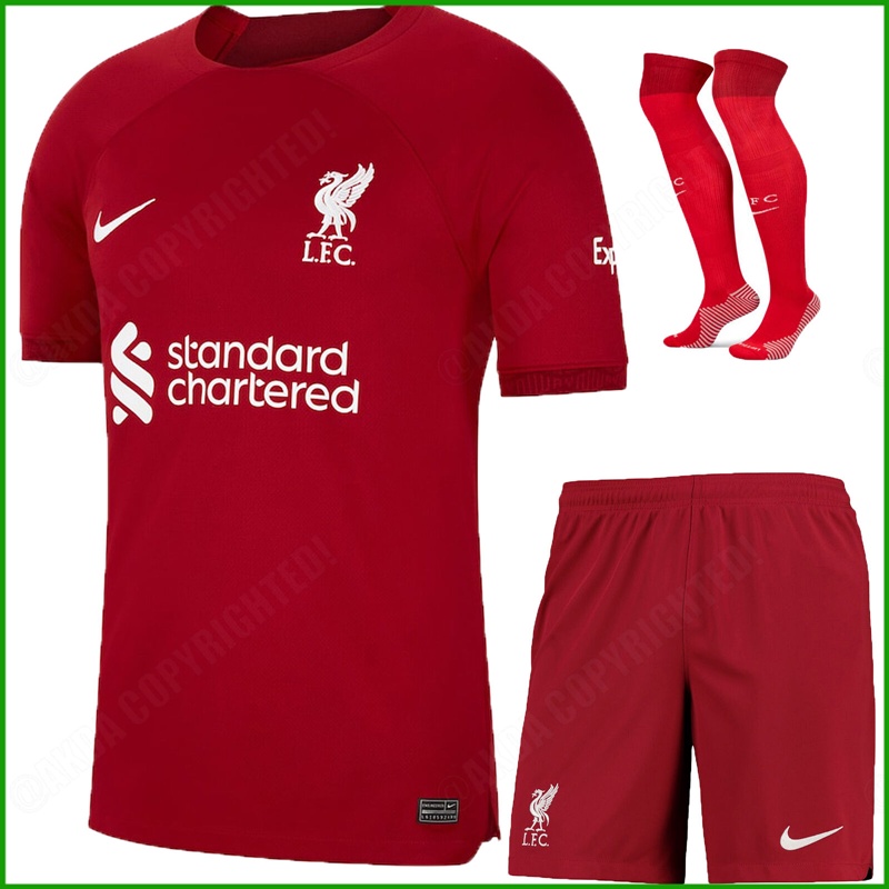 21/22 Liverpool Home Salah Camiseta De Fu00fatbol Kit De