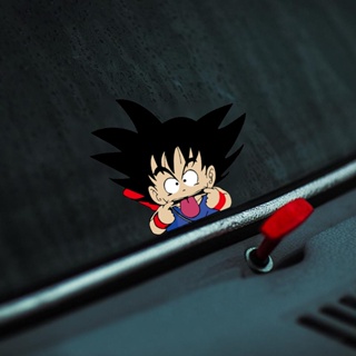 Adesivo Goku Dragon Ball Cabelo DBZ para Carro Moto Capacete Caminhão |  11cm x 8cm