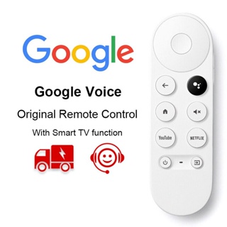  Control remoto de voz de repuesto para Google Chromecast 4k  Snow Streaming Media Player, G9N9N Control remoto Bluetooth para Google TV  GA01920-US/GA01923-US/GA01919-US/GA03131-US (solo remoto) : Electrónica