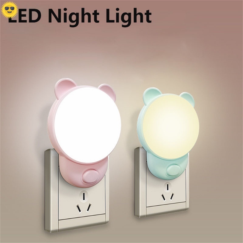 Luz De Noche LED USB Kawaii Lámpara Dormir Infantil Dibujos