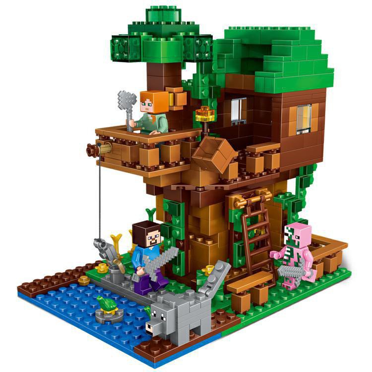 Lego minecraft 2025 casa del arbol