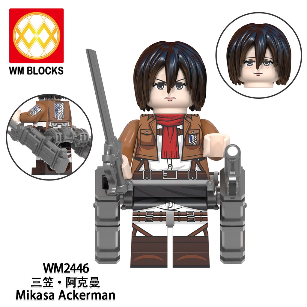 Lego Figuras Ataque A Los Titanes Minifiguras Eren Jaeger Armin