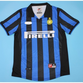 1998 1999 inter Home BAGGIO ZAMORANO Retro Polera De Fútbol Para ...