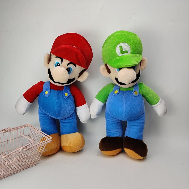 Peluche Luigi 25cm Fontanero Verde Mario Bros