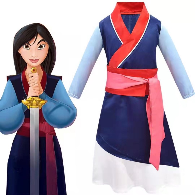 Vestido Disfraz De Mulan Vestido Mulan Cosplay Disfraz De La