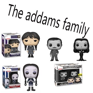 Funko Pop-figuras de acción de la Familia Addams, juguetes de muñecos de la  familia Morticia #