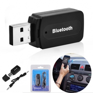 Receptor Bluetooth Usb Para Auto Con Toma Aux De 3.5mm