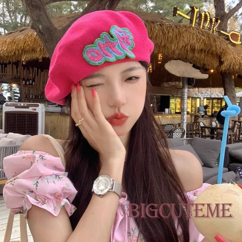 Gorra Plana Red Inlefen - Boina Transpirable Unisex Con Visera Pato
