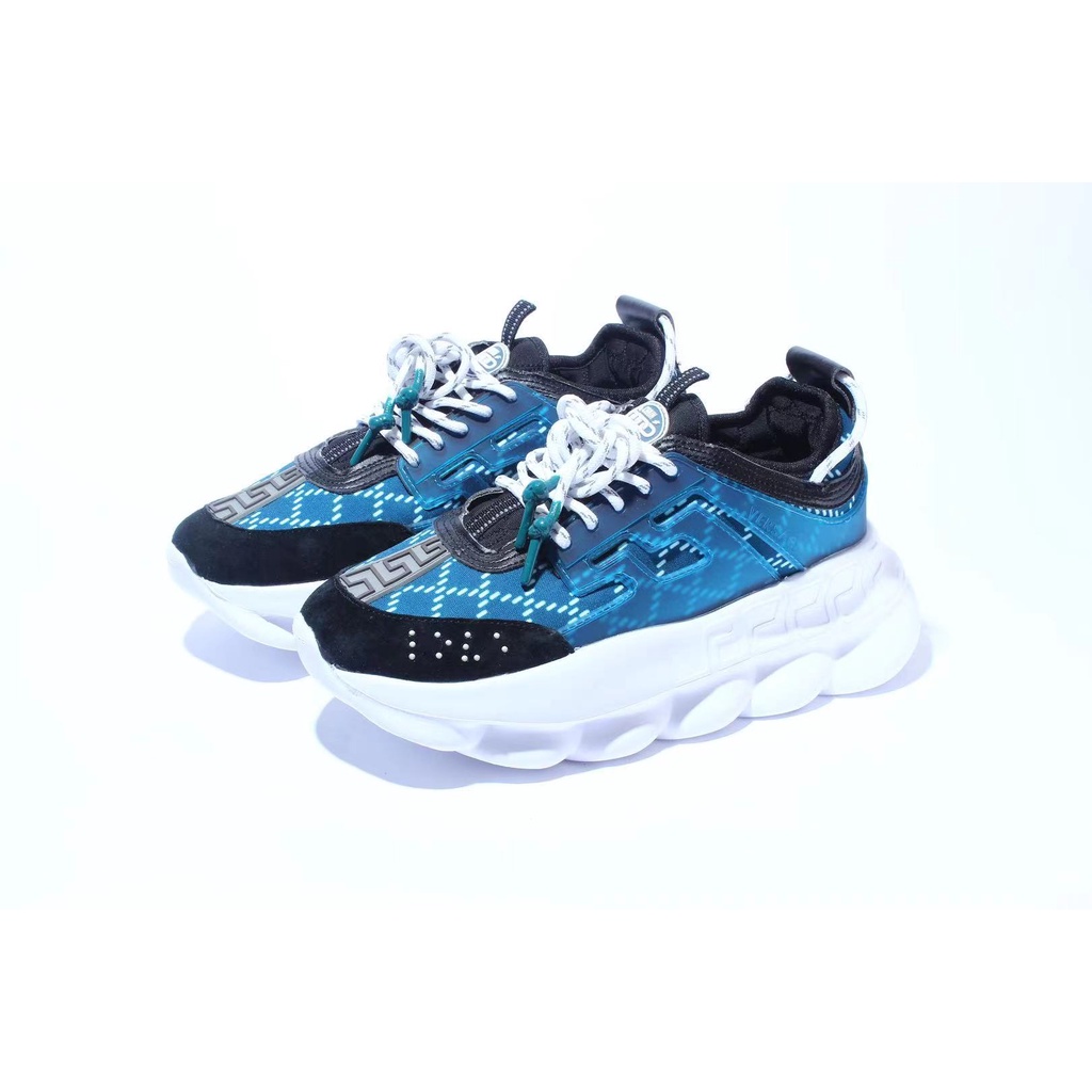Versace Nuevo Estilo Zapatos Casuales De Suela Gruesa Zapatillas De Deporte Para Hombres Clasicas Co Shopee Chile