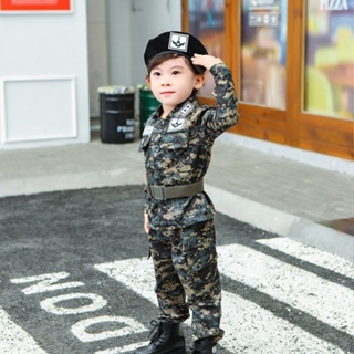 Comprar Traje de disfraz militar de policía uniforme de fuerzas