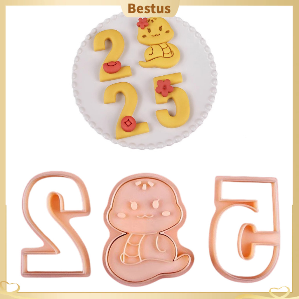 Festive Baking Tool Lunar New Year Supplies Snake Cookie Cutter Set for ...