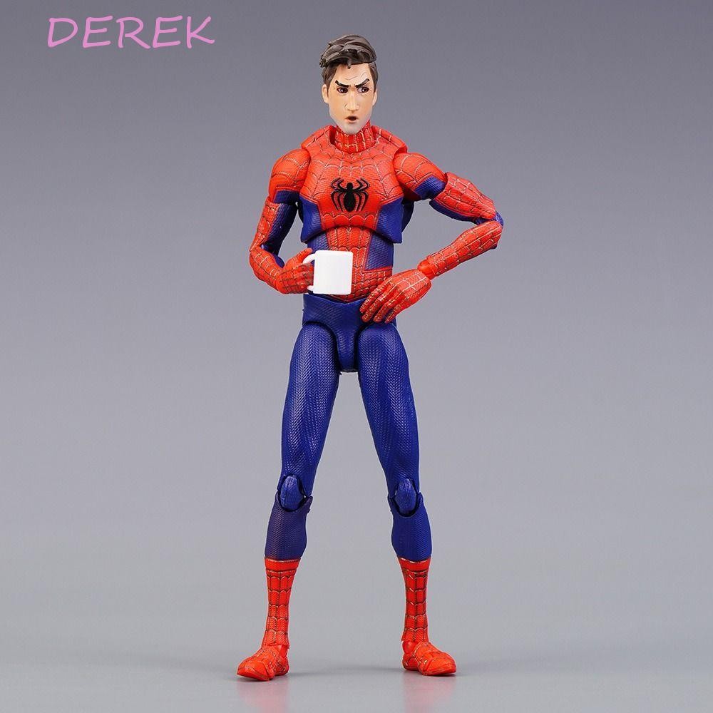 DEREK Spider Man Figura De Anime , Into The-Verse Con Soporte De ...