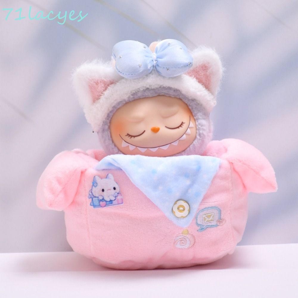 Conjunto De Ropa De Felpa Tejida A Mano Para Muñecas De 17 Cm – Gorro Y Mono, Ideal Para Personalizar Y Regalar (Muñeca No Incluida)