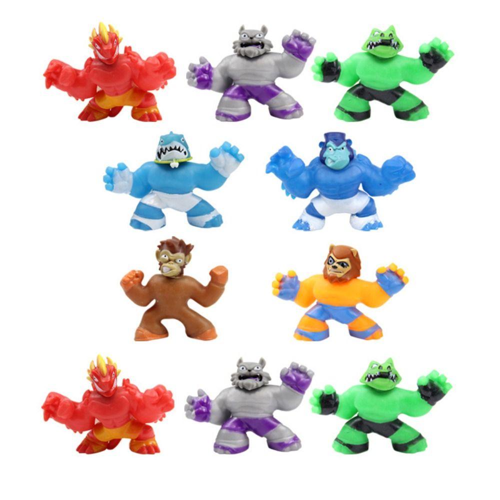 DOMINIQUE Goo Jit Zu Juegos Squeeze , Animal Hombre De Goma