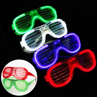 Gafas LED de colores intermitentes para club nocturno, suministros