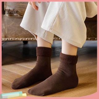 Comprar Calcetines térmicos cálidos calcetines antideslizantes gruesos  calcetines de lana de invierno otoño hombres niño