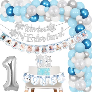 Kit de guirnalda de 144 globos de color azul marino y plateado, globos  azules y blancos de 18, 12, 10, 5 pulgadas y guirnalda de globos de confeti