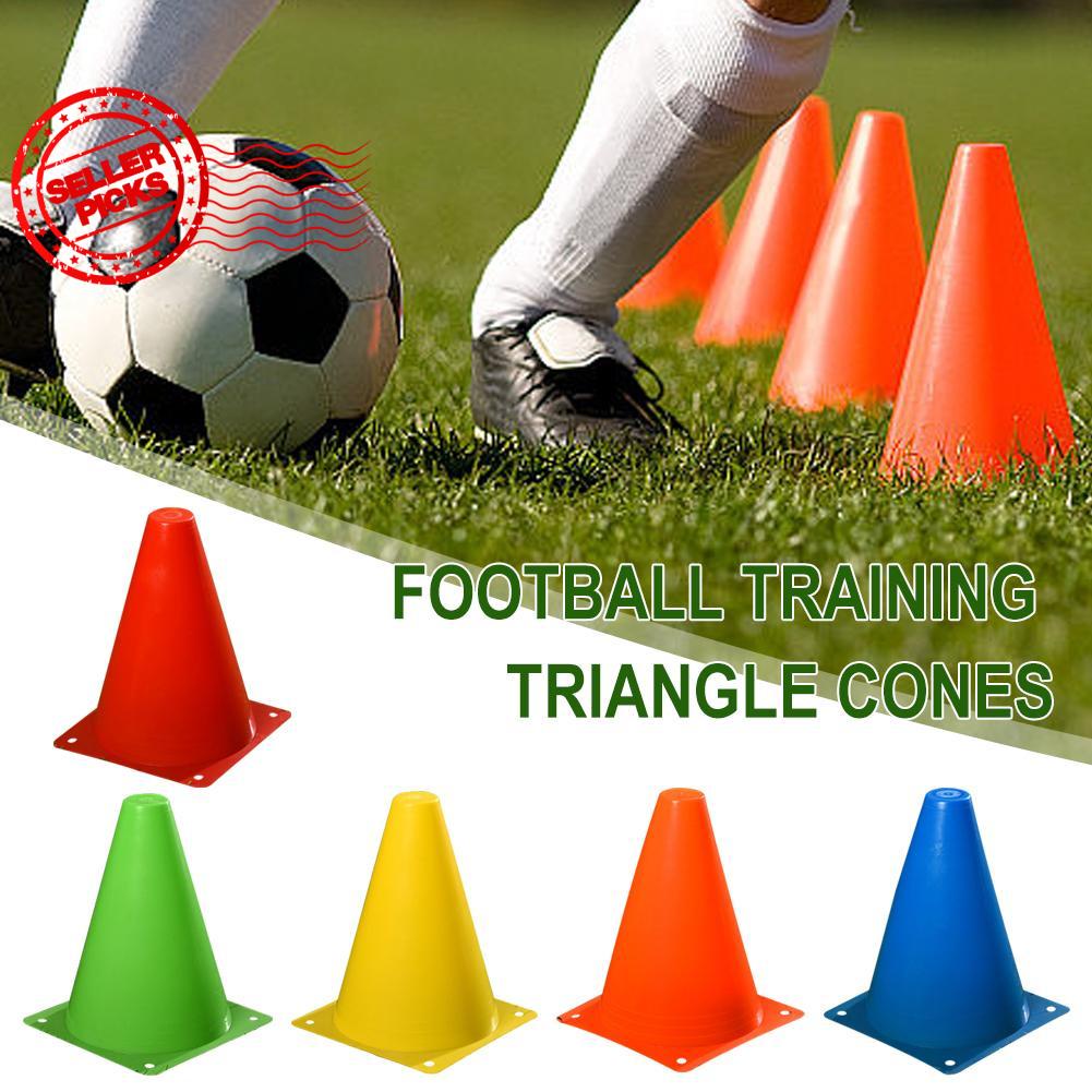 Juego de 25 conos de fútbol para entrenamiento, marcadores de cono de campo  de fútbol, niños, deportes