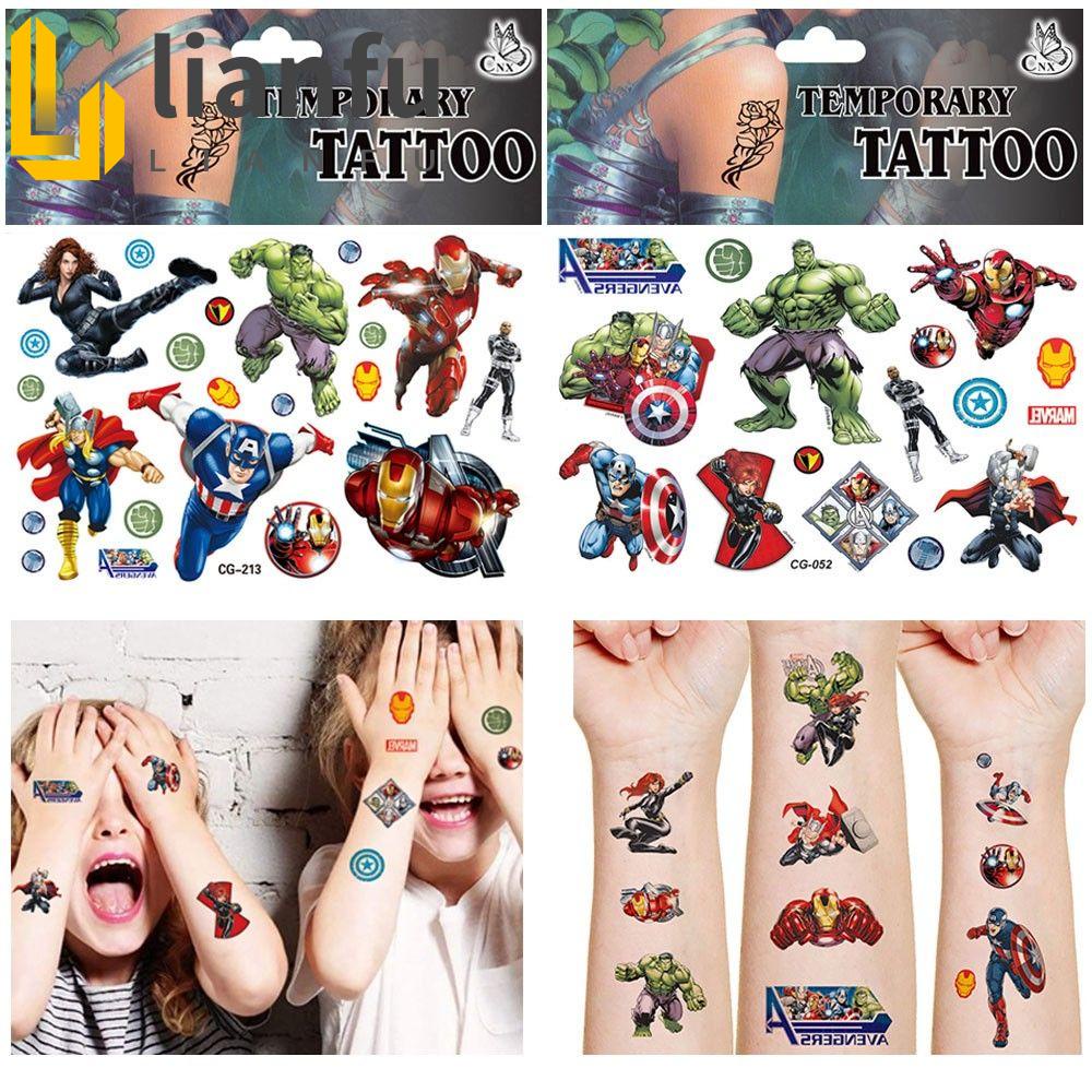 Pegatinas Spiderman para la cara - Pegatinas y Tattos en Leondisfraces