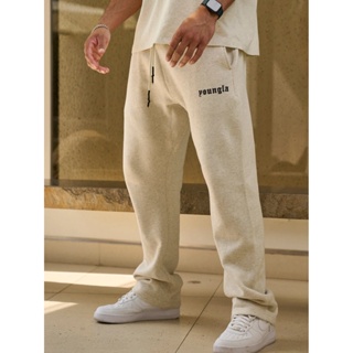 Pantalones Largos De Chándal Casual Para Hombre Moda De Algodón