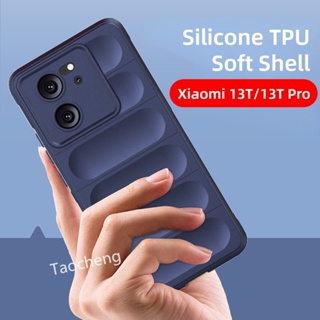 Para Xiaomi 13 Pro Funda trasera de cuero de camuflaje para teléfono (Azul)