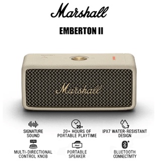 Altavoz Bluetooth Marshall Emberton Negro - Altavoces Bluetooth - Los  mejores precios