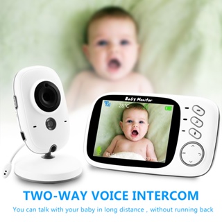  Audio Baby Monitor inalámbrico Digital Audio Baby Monitor  Niñera Intercomunicador Alarma electrónica bidireccional y hablar de nuevo  Intercomunicador (US) : Bebés