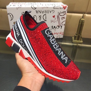 Tenis rojos dolce discount gabbana