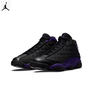 Jordan 13 best sale blanco con morado