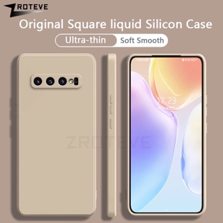 Para Samsung Galaxy S10 S10 Plus S10 e Funda Suave Silicona líquida A  prueba de golpes Suave