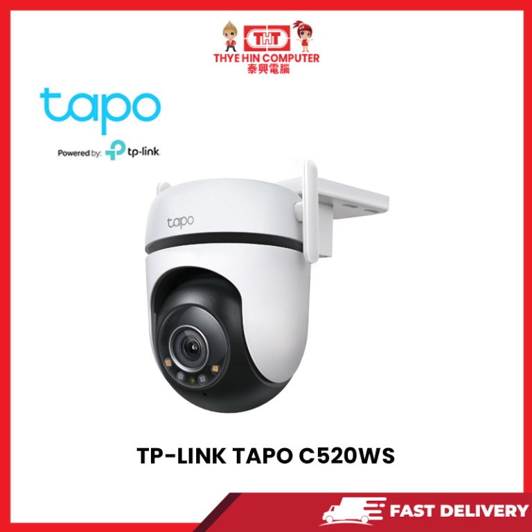 TP-LINK TAPO C520WS Cámara WIFI De Seguridad PAN/TILT Al Aire Libre