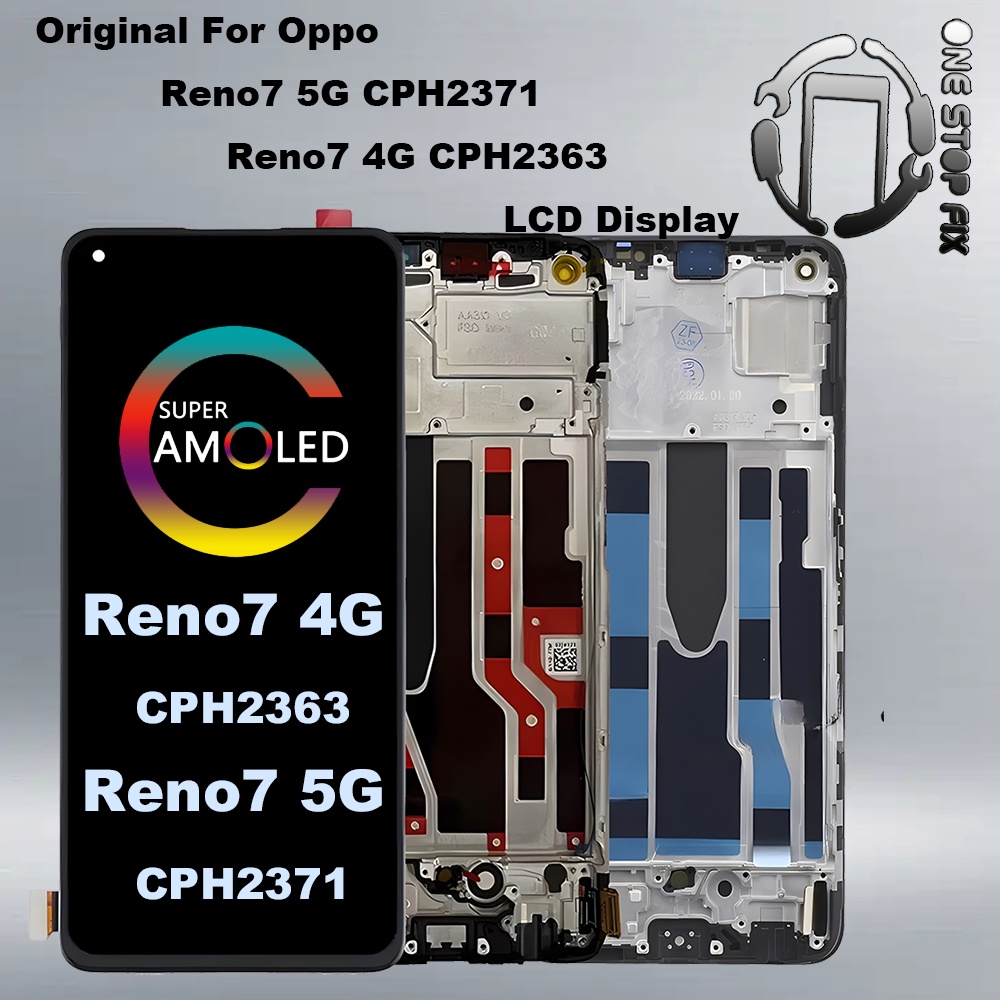Pantalla AMOLED Original para OPPO Find X5 Lite Find X5 X5 Pro, Marco LCD,  digitalizador de Panel táctil para Oppo Reno7 SE 5G - AliExpress