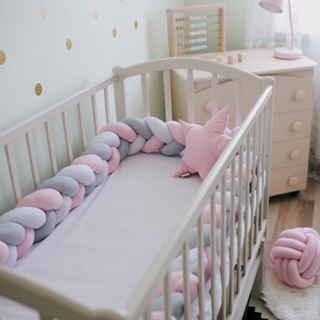 Comprar Cama de bebé, cuna con parachoques, almohadilla de protección,  tejido de felpa, accesorio de cama para bebé, decoración de habitación  infantil