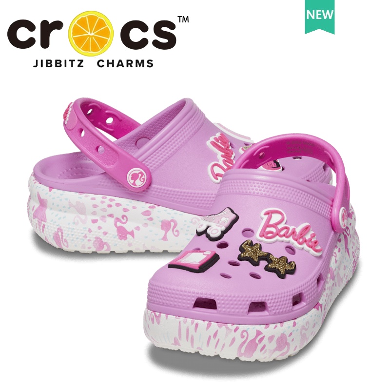 Crocs Niños BARBIE CUTIE CRUSH CLOG 厚底 防滑 柔软 # 207708 | Shopee Chile