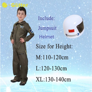 Bebé Niños Astronauta Disfraz Traje espacial Pilotos Jumpsuit