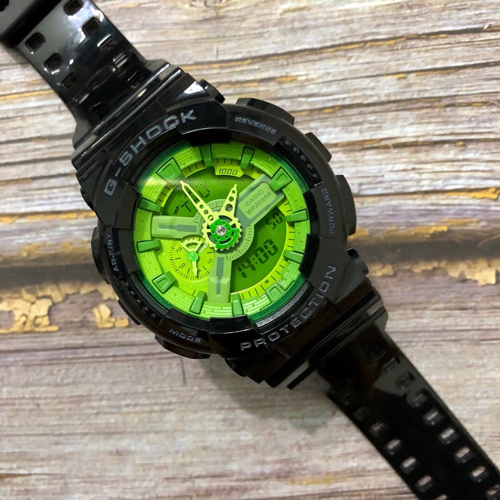 g-shock GA-110 Reloj Deportivo Impermeable Verde Oscuro HV846