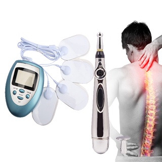 Electroestimulador eléctrico Tens para masaje corporal, máquina de  acupuntura EMS de 36 modos, terapia Digital para adelgazar - AliExpress