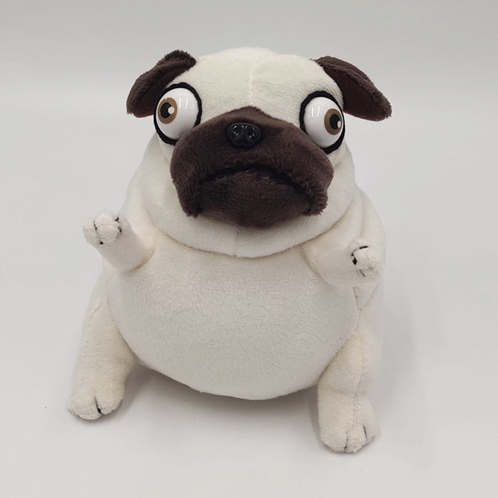 Simulacion De Perro Pug Muneca De Peluche Juguete De Algodon Super Suave Ecologico Shopee Chile