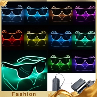 Gafas LED iluminadas Gafas El Wire Gafas de sol LED intermitentes