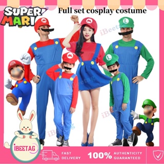 Gorro De Mario Bross Para Adultos Y Niños Disfraz Halloween
