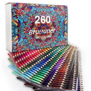 Conjunto de 160 lapices colores profesionales para libros colorear plomo  suave