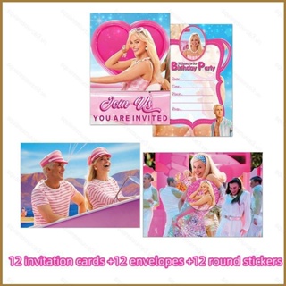 stickers de Barbie  Invitaciones de barbie, Fiesta de cumpleaños