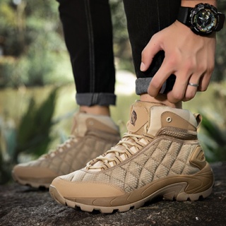 Botas Militares negras para hombre, botas tácticas de las fuerzas  especiales para primavera y otoño, botas Militares para hombre