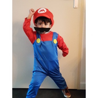 Cosplay Adultos Y Niños Super Mario Bros Disfraz De Baile De Halloween  Fiesta MARI0 Y LUGI Disfraces Para Regalos