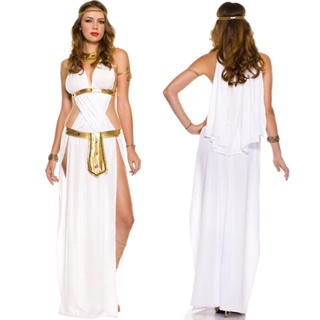 Disfraz De Diosa Griega Atenea Para Mujer, Túnica Árabe Roma