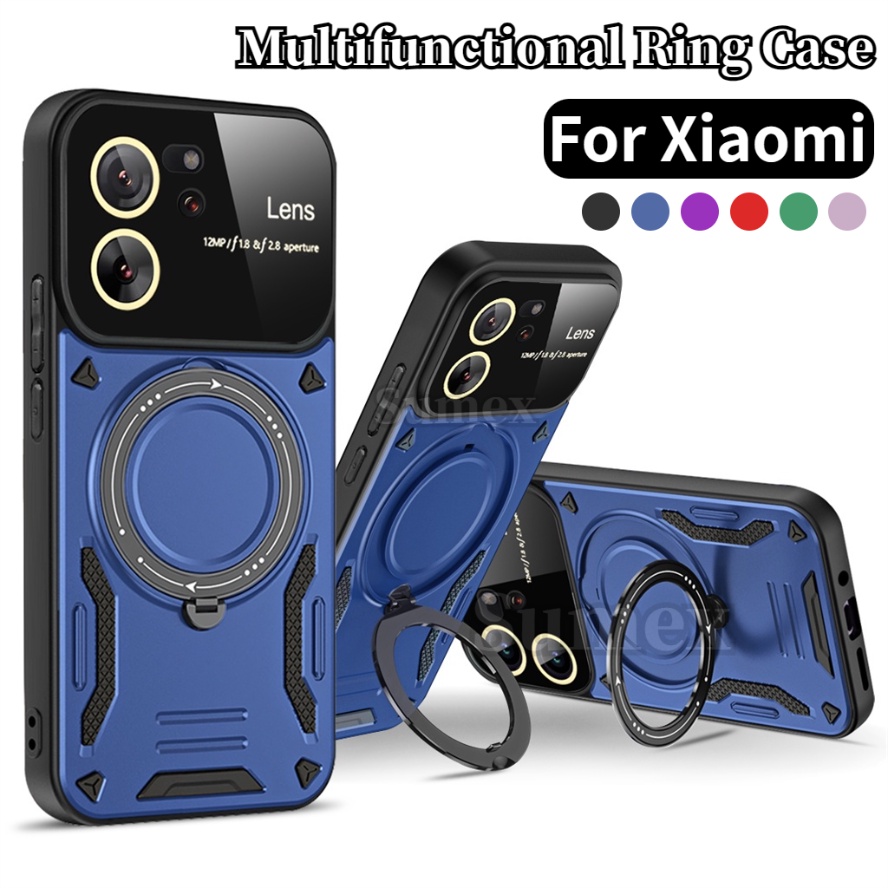 Poco X3 NFC / X3 Pro Funda para XIAOMI - Acrílico Duro Trasparente [Soporte  de Anillo Giratorio] [Montaje de Coche Magnético] Silicona Carcasa Borde  Suave Proteccion (Poco X3 NFC, Negro) : 