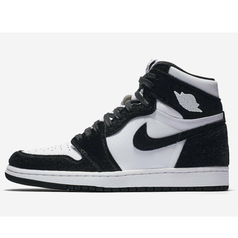 stock n.k air jordan 1 retro Alta og Blanco Y Negro panda Terciopelo Baloncesto aj1 cd0461 007 Zapatillas De Deporte Shopee Chile