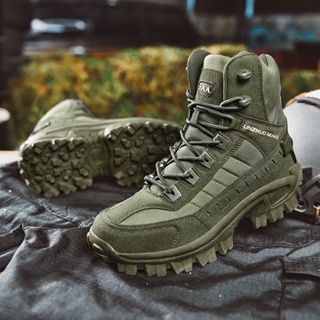 Comprar Botas de invierno para hombre Botas de senderismo impermeables Botas  tácticas militares ligeras Botas militares de combate duraderas para hombres